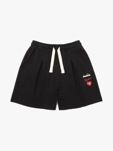 Diadora Love Game Half Pants Women BLACK - DIADORA - BALAAN 1