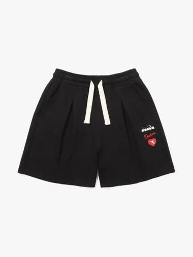 Diadora Love Game Half Pants Women BLACK - DIADORA - BALAAN 1