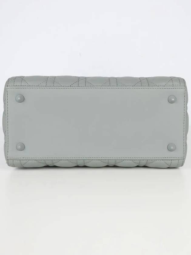 Lady Bag Medium Ultramatte Stone Gray M0565ILOI M41G - DIOR - BALAAN 5