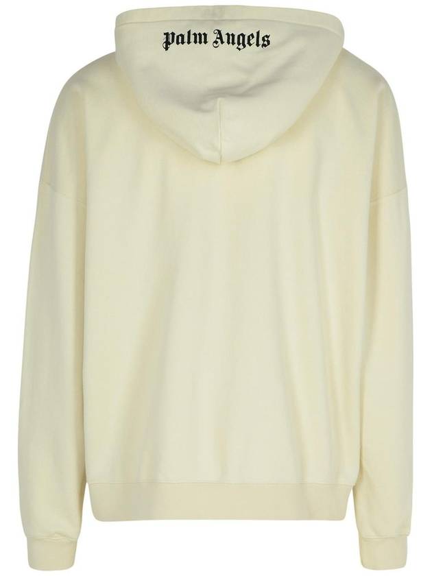 Palm Angels Cream Cotton Sweatshirt - PALM ANGELS - BALAAN 3