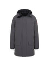 Langford Hooded Parka Graphite Gray - CANADA GOOSE - BALAAN 1