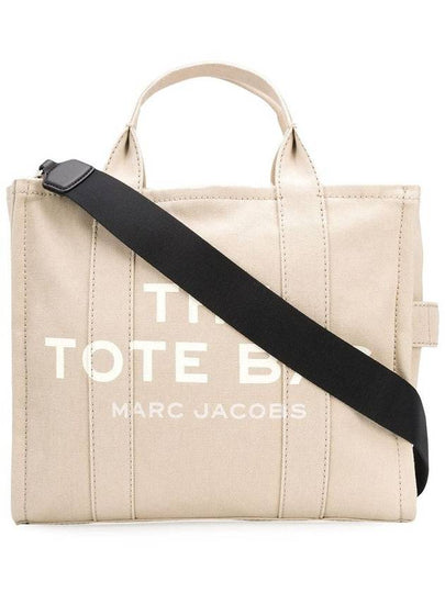 Logo Medium Canvas Tote Bag Beige - MARC JACOBS - BALAAN 2