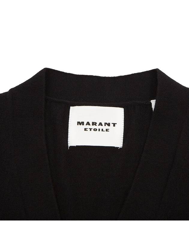 Karin Cotton Cardigan Blue Black - ISABEL MARANT - BALAAN 9