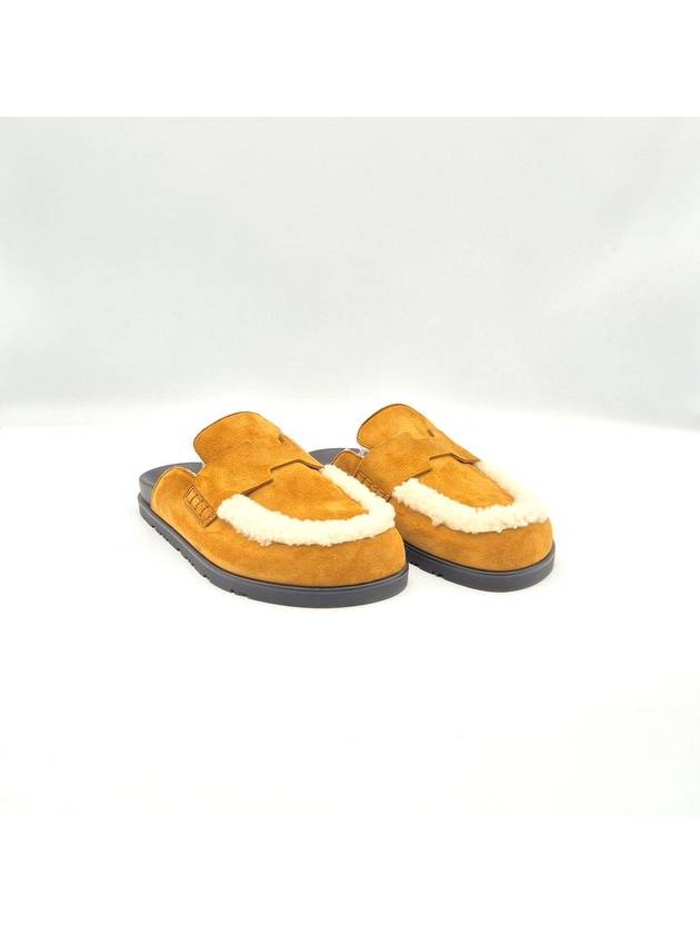 Go Suede Goatskin Bloafers Naturel Ecru - HERMES - BALAAN 6