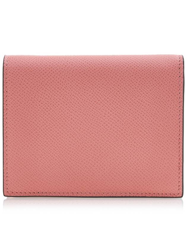 Gancini Compact Half Wallet Coral - SALVATORE FERRAGAMO - BALAAN 4