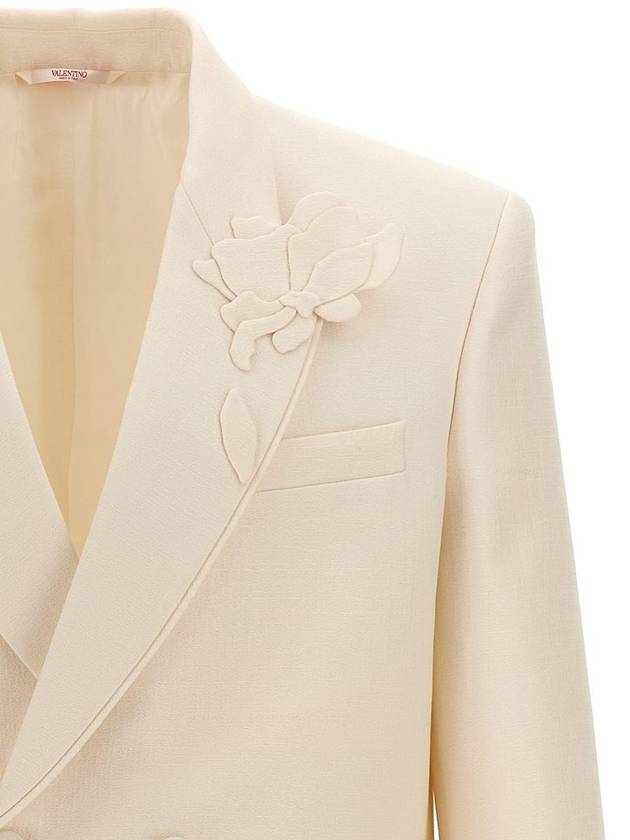 Valentino Garavani Valentino Flower Embroidery Blazer - VALENTINO - BALAAN 3