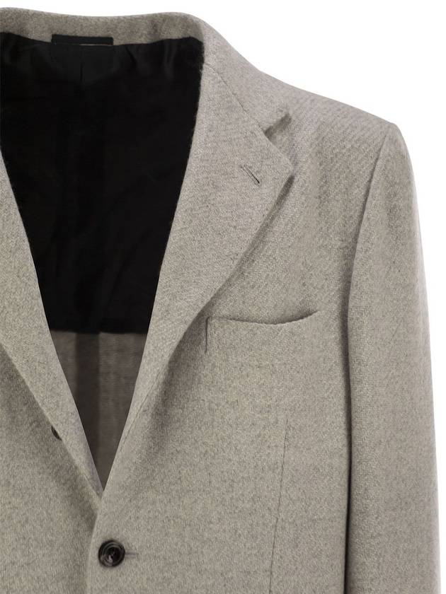 Single-breasted cashmere jacket - KITON - BALAAN 4