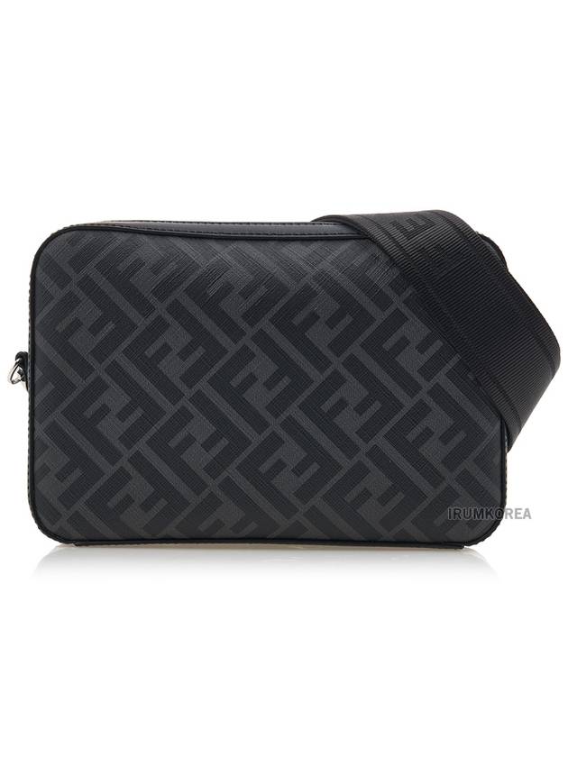 Diagonal FF Logo Camera Cross Bag Black - FENDI - BALAAN 4