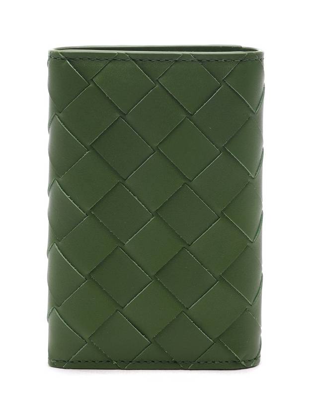 Men's Intrecciato Key Holder Green - BOTTEGA VENETA - BALAAN 5