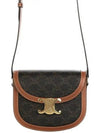 Teen Besace Triomphe in Triomphe Canvas and Calfskin Shoulder Bag Tan - CELINE - BALAAN 2