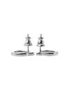 Gancini Earrings Silver - SALVATORE FERRAGAMO - BALAAN 4