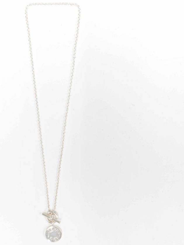 Clou de Selle Amulette Sterling Pendant Necklace Silver - HERMES - BALAAN 4
