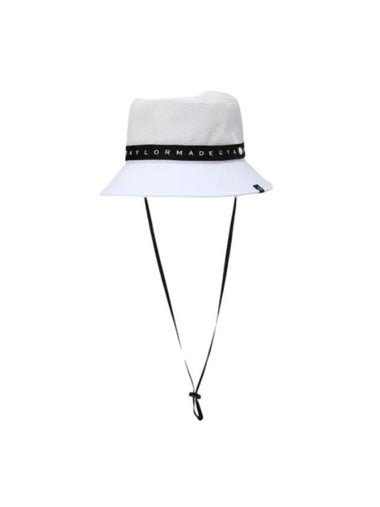 Men's Mesh Safari Fit Bucket Hat White - TAYLORMADE - BALAAN 1