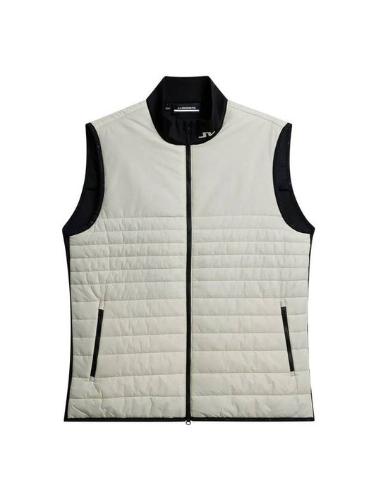 Men's Martino Quilted Vest Almond Milk GMOW11401 E031 - J.LINDEBERG - BALAAN 1