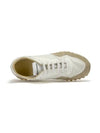 Men's Trail Leather Low Top Sneakers Taupe - SPALWART - BALAAN 4