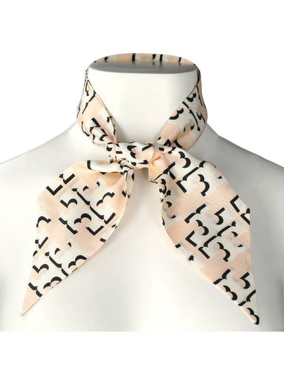 Offset Logo Ribbon Tie Scarf Pink - TORY BURCH - BALAAN 2