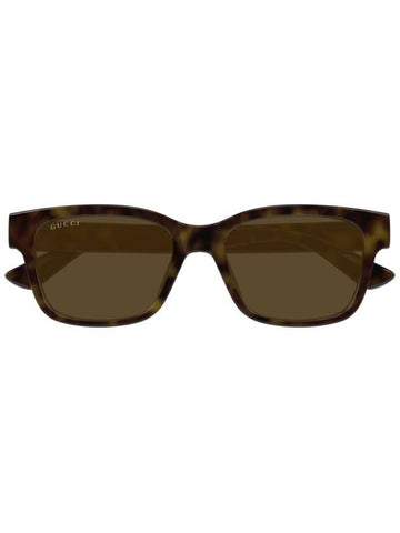 Eyewear Square Frame Sunglasses Havana - GUCCI - BALAAN 1