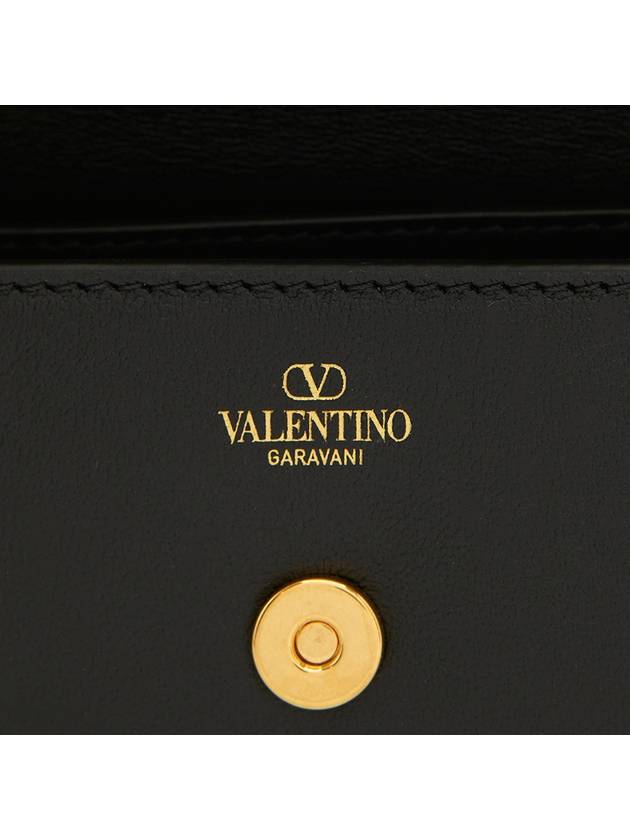 Gold Logo Micro Shoulder Bag Black - VALENTINO - BALAAN 10