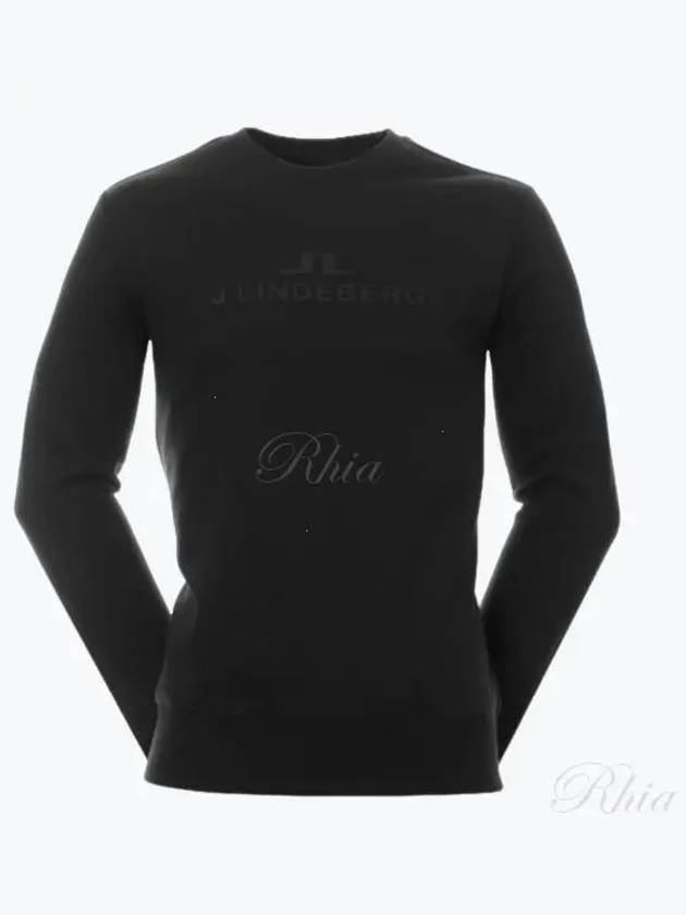 Alpha Crew Neck AMJS09054 9999 Men's Alpha Crew Neck - J.LINDEBERG - BALAAN 2