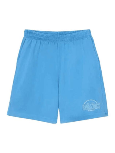 Athletics Gym Shorts Blue - SPORTY & RICH - BALAAN 1