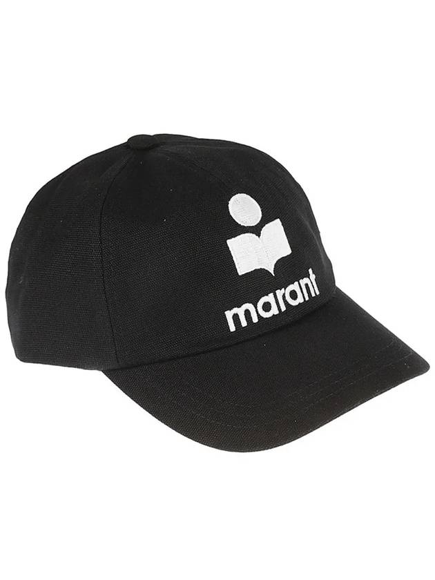 Tyron Embroidered Logo Ball Cap Black - ISABEL MARANT - BALAAN 2