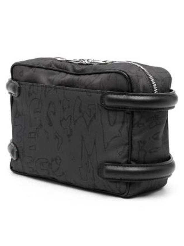 Harness Leather Detail Camera Cross Bag Black - ALEXANDER MCQUEEN - BALAAN 3