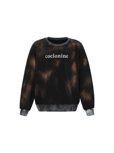 Tie Dye Painting Sweatshirt Black - COELONINE - BALAAN 1