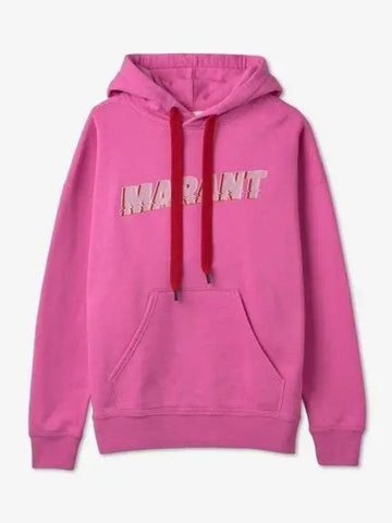 Mansell Logo Hoodie Pink SW0001FAA1M82E40PK - ISABEL MARANT - BALAAN 1