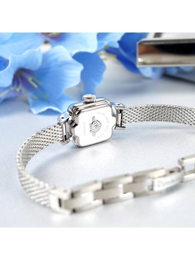 Watch Milanese Mini Bangle Mesh Band Silver Bracelet - ROSEMONT - BALAAN 4