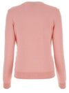 Embroidered Logo Knit Top Pink - A.P.C. - BALAAN 3