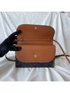 Wallet on Strap in Triomphe Canvas and Smooth Lambskin Tan - CELINE - BALAAN 5