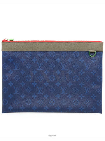 Pochette Apollo Clutch Kim Jones Split Outdoor M63047 - LOUIS VUITTON - BALAAN 1