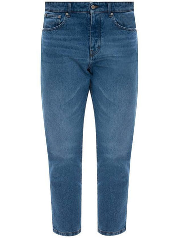 Men's Cropped Straight Jeans - AMI - BALAAN.