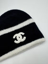 CC Logo Cashmere Beanie Black AAA564 - CHANEL - BALAAN 4