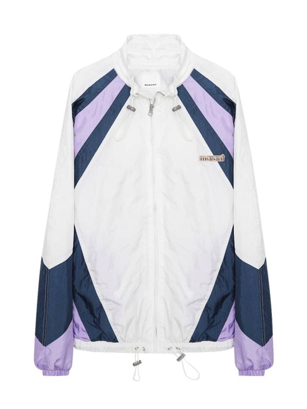 Devan Track Jacket White - ISABEL MARANT - BALAAN 1