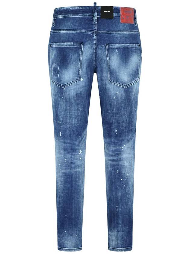 DSQUARED2 'Skater' Blue Cotton Jeans - DSQUARED2 - BALAAN 3