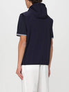 Drawstring Hood Zipped Vest Navy - BRUNELLO CUCINELLI - BALAAN 5