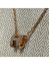 Necklace Mini PopAche Beige Rose Gold - HERMES - BALAAN 5