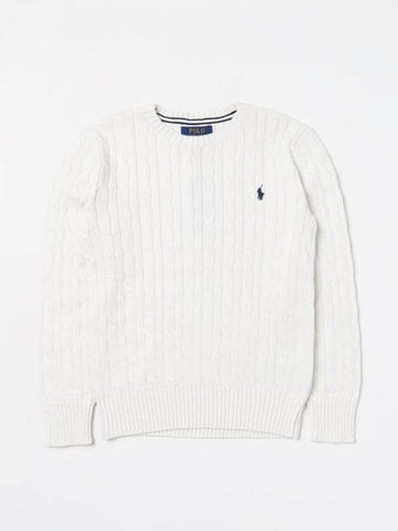 Kids Pullover 323702674059 White - POLO RALPH LAUREN - BALAAN 1