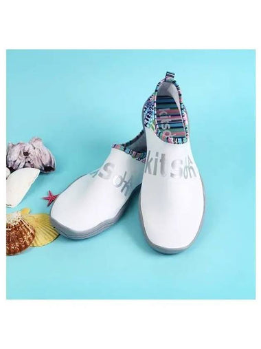 KITSON Camellie Women s Aqua Shoes White - KITON - BALAAN 1