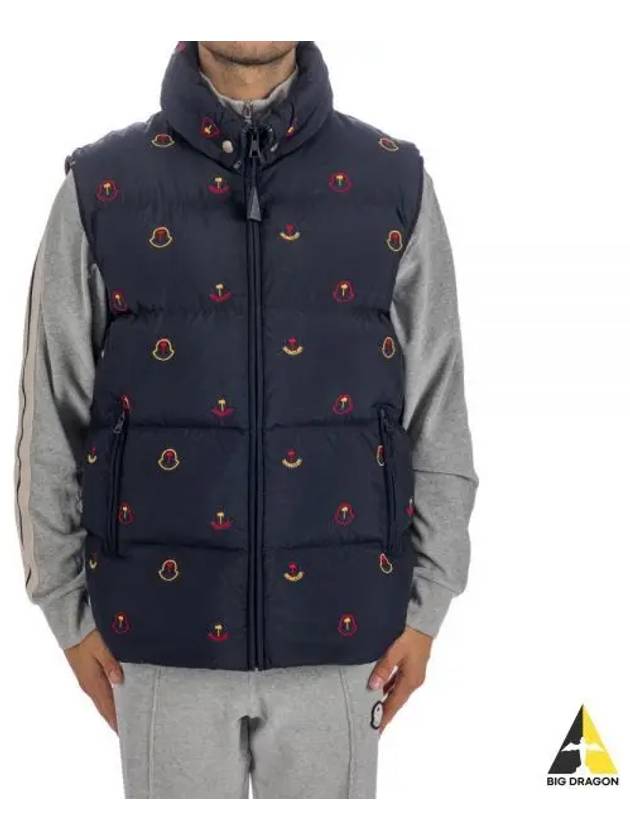 1A00013 M3573 742 PALM ANGELS HENO Inon down vest - MONCLER - BALAAN 1