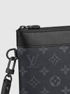 Monogram Eclipse Pochette Pouch Bag Black - LOUIS VUITTON - BALAAN 3