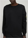 Waffen Patch Zipper Pocket Sweatshirt Black - STONE ISLAND - BALAAN 3