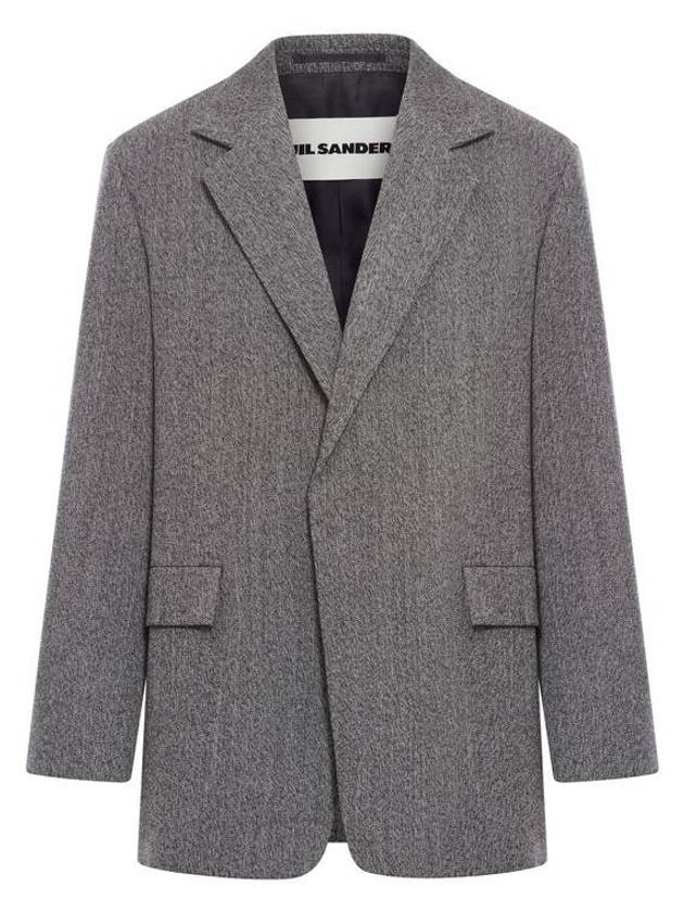 Wool Jacket Grey - JIL SANDER - BALAAN 2