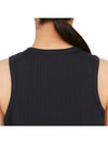 Logo Print Sleeveless Black - MONCLER - BALAAN 8