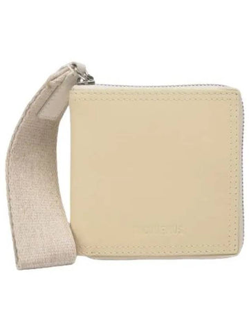 Jacquemus Le Carre Ronde Zipper Wallet Ivory - JACQUEMUS - BALAAN 1