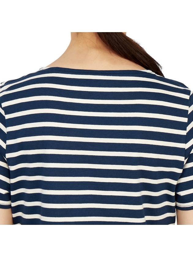 Ethril Stripe 8414 51 Women's Short Sleeve TShirt - SAINT JAMES - BALAAN 7