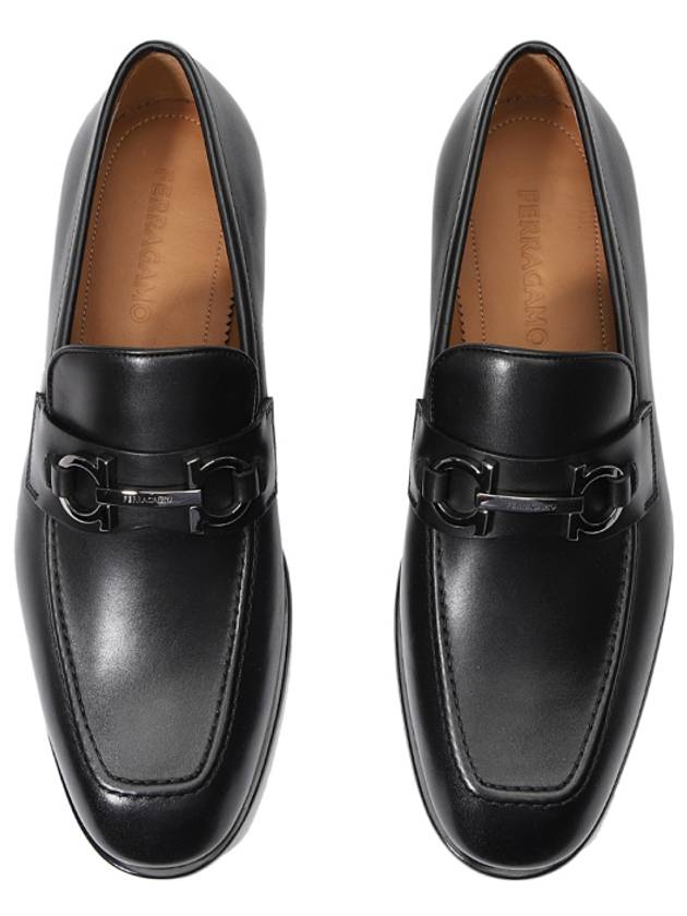 Men's Penny Calfskin Loafers Black - SALVATORE FERRAGAMO - BALAAN 7