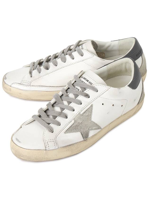 Superstar Grey Tab Low Top Sneakers White - GOLDEN GOOSE - BALAAN 2