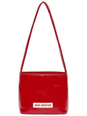 Candy Enamel Shoulder Bag Red - DER KOFFER - BALAAN 1